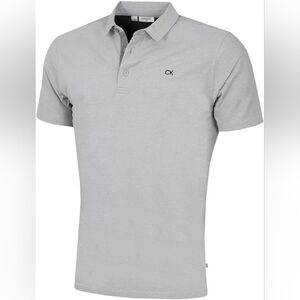 NWOT Calvin Klein Jeans Men's Polo in Light Gray, Size Large